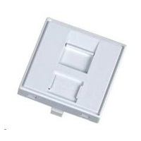 Modul neosazený 1x RJ45, 45x45 mm s prachovkou