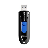 TRANSCEND Flash Disk 256GB JetFlash®790, USB 3.1 (R:100/W:40 MB/s) černá/modrá