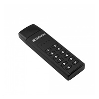 VERBATIM USB 3.0 Drive 128 GB - Keypad Secure (R:160/W:150 MB/s) GDPR