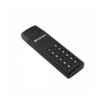 VERBATIM USB C 3.1 Drive 128 GB - Keypad Secure (R:160/W:150 MB/s) GDPR
