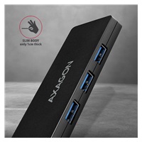 AXAGON HUE-G1C, 4x USB 3.2 Gen 1 SLIM hub, kabel Type-C 14cm