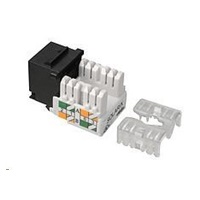 Zaciskany keystone Solariź CAT5E UTP RJ45 czarny, podłączenie 90°