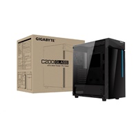 GIGABYTE case GB-C200G, RGB Lighting, bez zdroje, transparentní bok, Mid tower