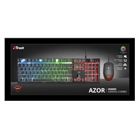 TRUST set klávesnice + myš GXT 838 Azor Gaming Combo US