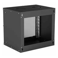 Intellinet 19" BASIC rozvaděč 9U/400mm, černý, rozložený flatpack