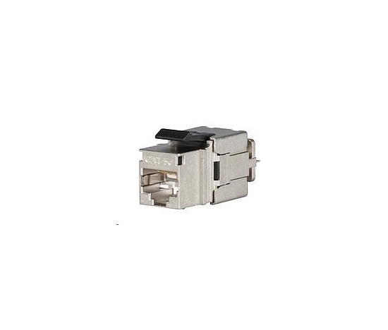 Szybko-zaciskowy keystone Solarix CAT5E STP RJ45 czarny