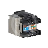Szybko-zaciskowy keystone Solarix CAT6 STP RJ45 czarny