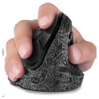 CONNECT IT FOR HEALTH DOODLE ergonomická vertikální myš, (+ 1x AA baterie zdarma), bezdrátová