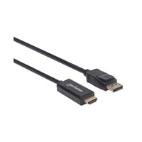 MANHATTAN Kabel DisplayPort na HDMI 1080p, 1m, černý