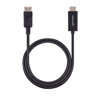 MANHATTAN Kabel DisplayPort na HDMI, 3m, černý