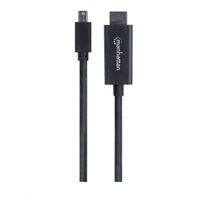 MANHATTAN Kabel Mini DisplayPort na HDMI (1080p), 1.8m, černý
