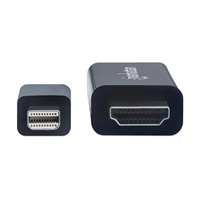 MANHATTAN Kabel Mini DisplayPort na HDMI (1080p), 1.8m, černý