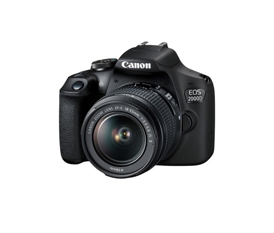 Canon EOS 2000D zrcadlovka + 18-55 DC + SB130 + 16GB karta