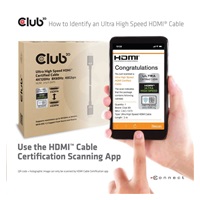 Club3D Kabel Ultra Rychlý HDMI™ Certifikovaný, 4K 120Hz, 8K60Hz, 48Gbps M/M, 3m, 28 AWG