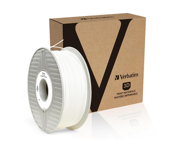 VERBATIM 3D Printer Filament ABS 1.75mm, 404m, 1kg white