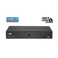 iGET HOMEGUARD HGNVK85304 Kamerový PoE systém se SMART detekcí pohybu, 8-kanálový FullHD NVR + 4x FullHD venkovní kamera