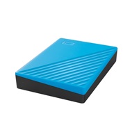WD My Passport Portable 4TB, Externí HDD, USB 3.0, modrá