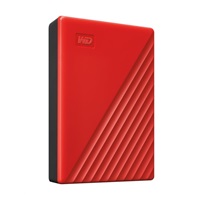 WD My Passport Portable 4TB, Externí HDD, USB 3.0, červená