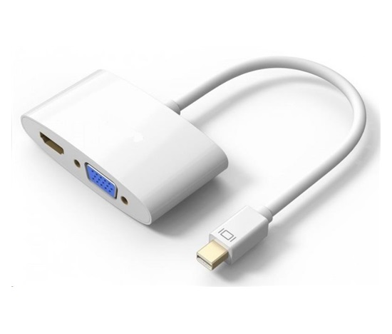 PREMIUMCORD Adaptér Mini DisplayPort - HDMI + VGA , FULL HD 1080p, 4K*2K@30Hz