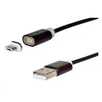 Virtuos datový kabel micro USB, magnetický, nabíjecí, 1,8 m