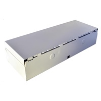 Virtuos pokladní zásuvka Flip-top FT-460C4 - s kabelem, se zamykacím krytem, bílá