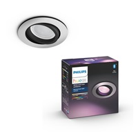 PHILIPS CENTURA Zapuštěné bodové svítidlo, Hue White and color ambiance, 240V, 1x5.7W GU10, round, Aluminium (5045148P7)