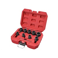 Extol Premium (8818141) hlavice na uvolňování šroubů a matic, sada 10ks, 3/8", 10-19mm, CrMoV
