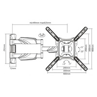 Reflecta FLEXO 55-4040T nástěnný držák monitoru