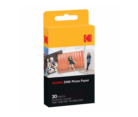 Kodak Zink - fotografický papír 2x3 20-pack