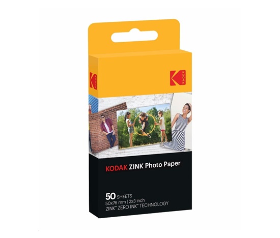Kodak Zink - fotografický papír 2x3 50-pack