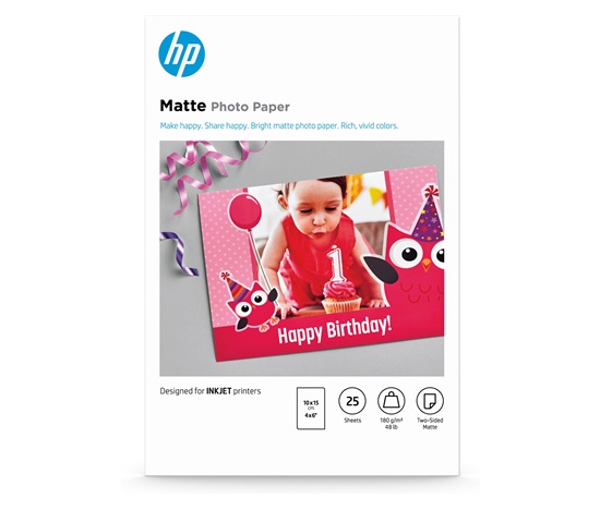 HP Matte FSC Photo Paper 4x6 25 sheets