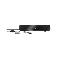 GENIUS repro USB SoundBar 100/ drátový/ 6W/ USB/ 3,5" jack/ černý