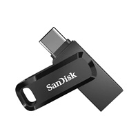 SanDisk Flash Disk 64GB Ultra Dual Drive Go, USB-C 3.2, Černá