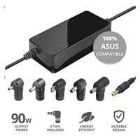 TRUST napájecí adaptér MAXO pro notebooky ASUS 90W, vč. koncovek