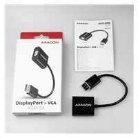 AXAGON RVD-VGN, DisplayPort -> VGA redukcja / adapter, FullHD, 1920*1200
