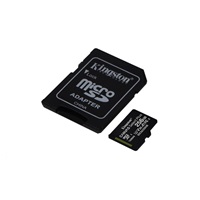 Kingston MicroSDXC karta 256GB Canvas Select Plus 100R A1 C10 Card + SD adaptér