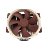 BAZAR NOCTUA Chladič CPU NH-D15, 2x 140mm, LGA1851, AM5, hnědá/stříbrná (poškozený obal)