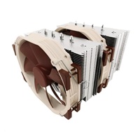 BAZAR NOCTUA Chladič CPU NH-D15, 2x 140mm, LGA1851, AM5, hnědá/stříbrná (poškozený obal)