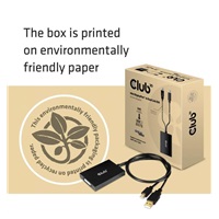 Club3D Adaptér aktivní Mini DisplayPort 1.2 na Dual Link DVI-D Active Adapter, pouze HDCP, 4k30Hz, 60cm