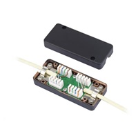Spojovací box UTP Cat6 narážecí, černá