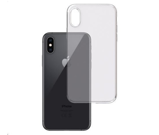 3mk ochranný kryt Clear Case pro Apple iPhone Xs, čirý