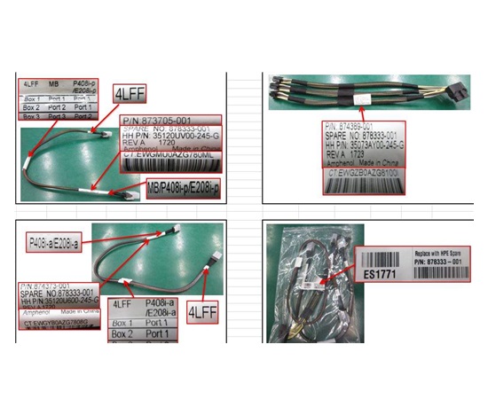 HPE  DL180 Gen10 8 to 12LFF Upgrade Kit (MiniSASLFF+powercablekit + blankLFFreduceddepth + 4LFFSASbackplane)