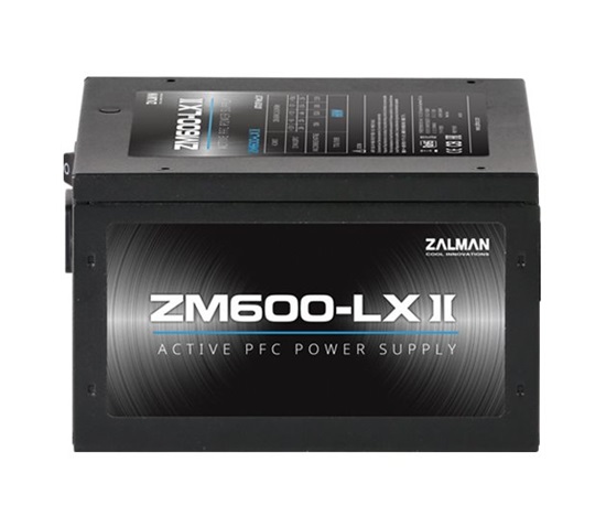 ZALMAN zdroj ZM600-LXII, 600W eff. 85%