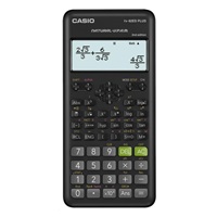 CASIO kalkulačka FX 82ES PLUS 2E, černá, školní, desetimístná