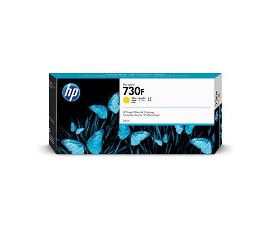 HP 730F 300-ml Yellow DesignJet Ink Cartridge