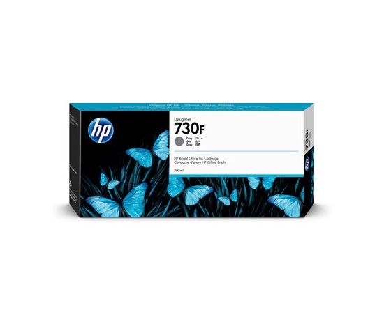HP 730F 300-ml Gray DesignJet Ink Cartridge