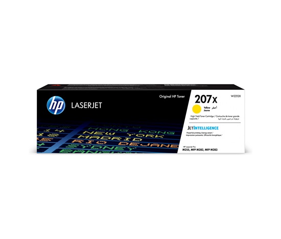 HP 207X Yellow LaserJet Toner Cartridge (2,450 pages)