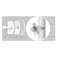 TP-Link CPE605 venkovní CPE (5GHz, 150Mb/s, 23dBi, 1x100Mb/s, 1xPoE)