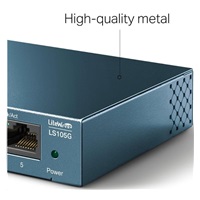 TP-Link LiteWave switch LS105G (5xGbE, fanless)