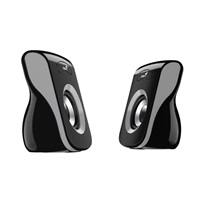 GENIUS repro SP-Q180 Iron Gray, 2.0, 6W, USB napájení, 3,5" jack, černo-šedé